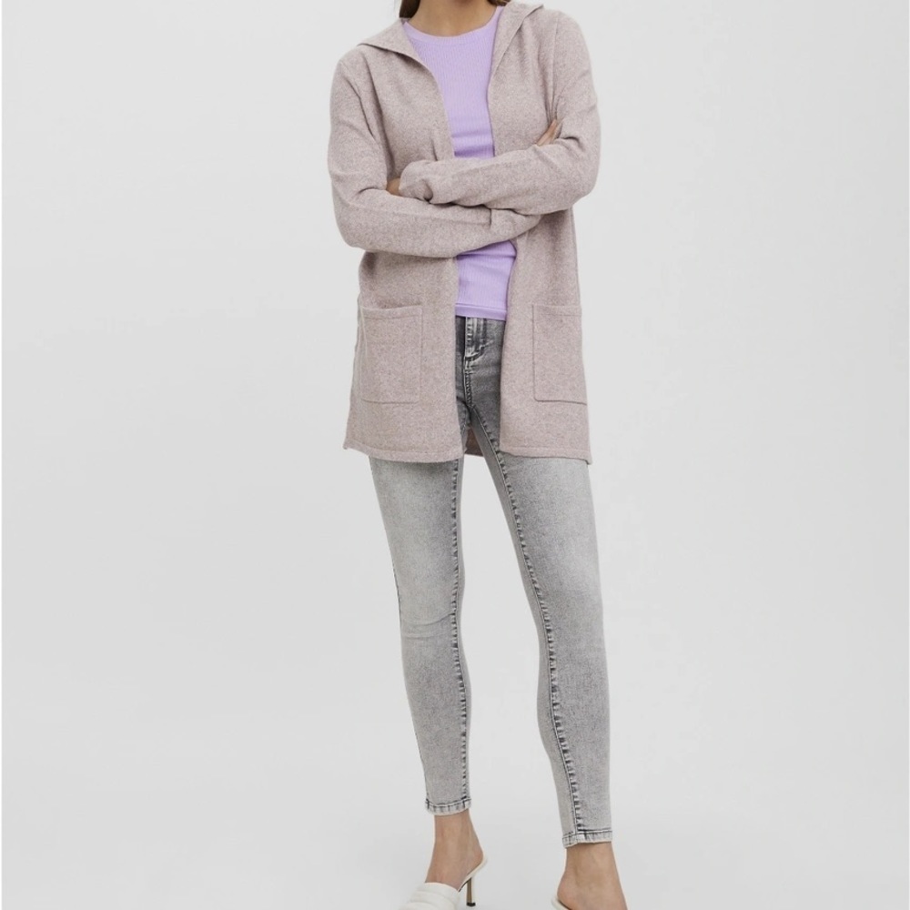 Vero Moda Duffy Hooded Cardigan - Picture 3 of 11